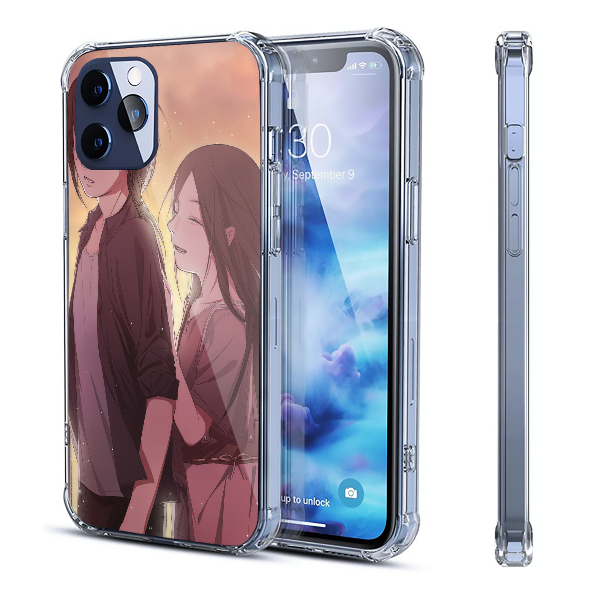 （画像用） NARUTO -ナルト- NARUTO -ナルト- 疾風伝 【iPhone 12シリーズ対応】透明スマホケース（クリアソフトケース）